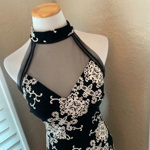 Black and white dress